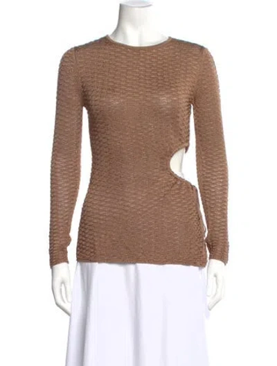 Pre-owned Ba&sh Crew Neck Sweater In Neutral