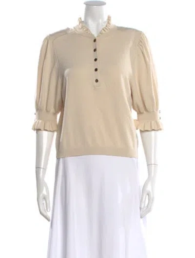 Pre-owned Ba&sh Crew Neck Sweater In Neutral