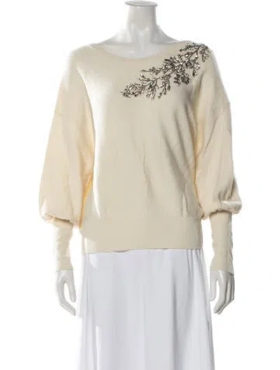 Pre-owned Ba&sh Crew Neck Sweater In Neutral