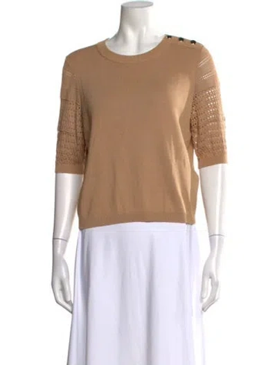Pre-owned Ba&sh Crew Neck Sweater In Neutral