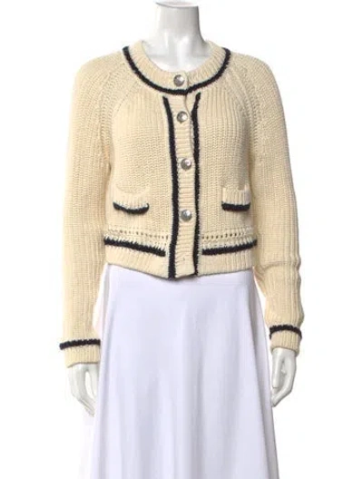 Pre-owned Ba&sh Crew Neck Sweater In Neutrals