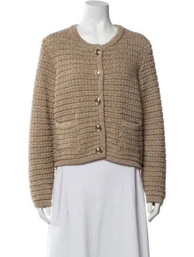 Pre-owned Ba&sh Crew Neck Sweater In Neutrals