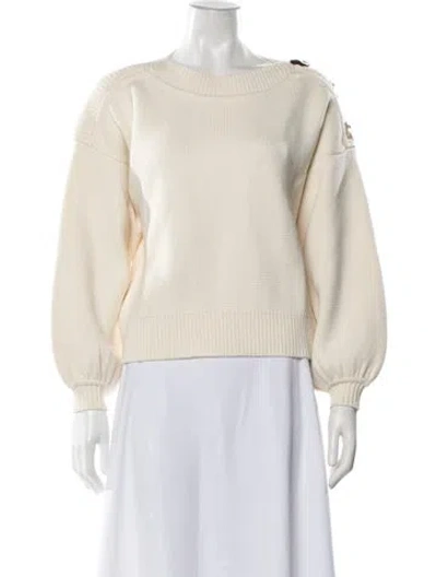 Pre-owned Ba&sh Crew Neck Sweater In Neutrals