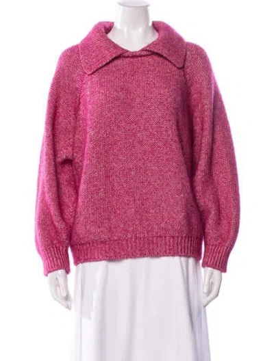 Pre-owned Ba&sh Crew Neck Sweater In Pink