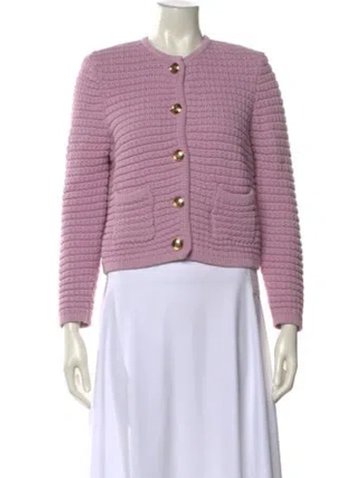 Pre-owned Ba&sh Crew Neck Sweater In Purple