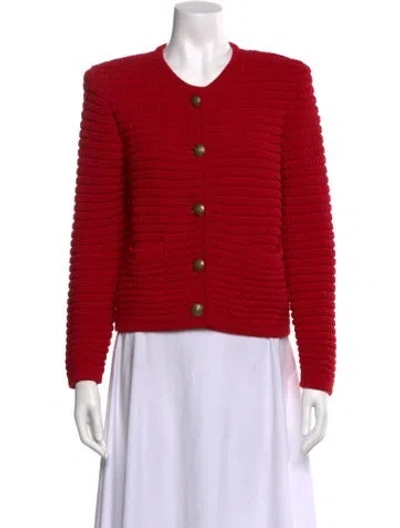 Pre-owned Ba&sh Crew Neck Sweater In Red