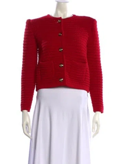 Pre-owned Ba&sh Crew Neck Sweater In Red
