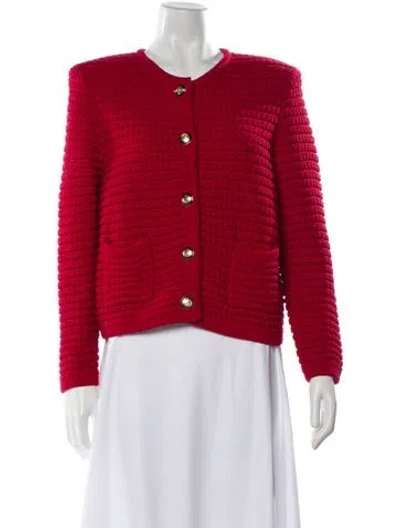 Pre-owned Ba&sh Crew Neck Sweater In Red