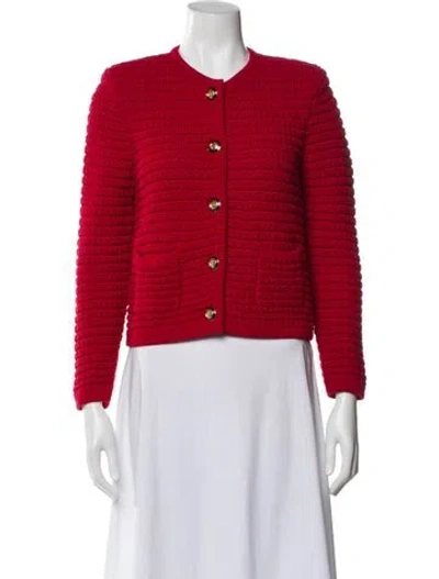 Pre-owned Ba&sh Crew Neck Sweater In Red