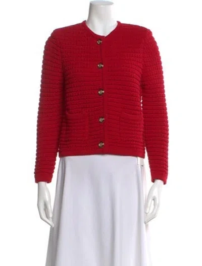 Pre-owned Ba&sh Crew Neck Sweater In Red