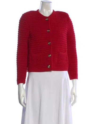 Pre-owned Ba&sh Crew Neck Sweater In Red