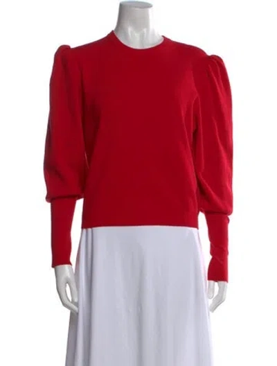 Pre-owned Ba&sh Crew Neck Sweater In Red