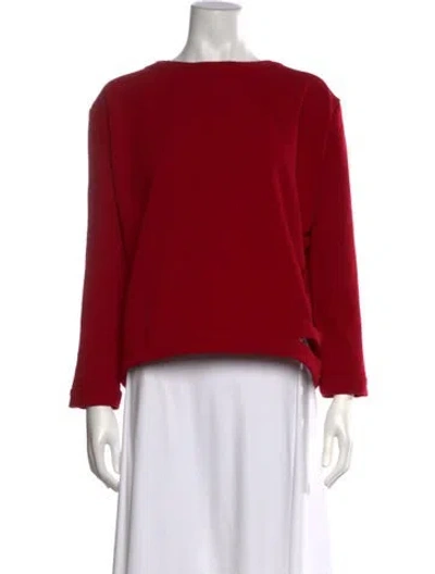 Pre-owned Ba&sh Crew Neck Sweater In Red