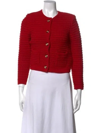 Pre-owned Ba&sh Crew Neck Sweater In Red