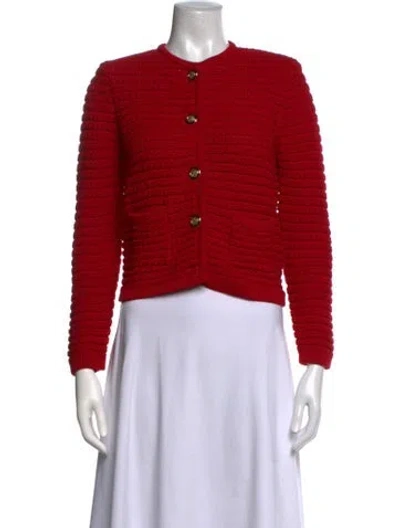 Pre-owned Ba&sh Crew Neck Sweater In Red