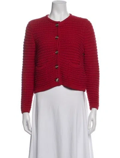 Pre-owned Ba&sh Crew Neck Sweater In Red