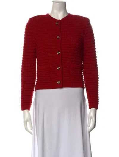 Pre-owned Ba&sh Crew Neck Sweater In Red