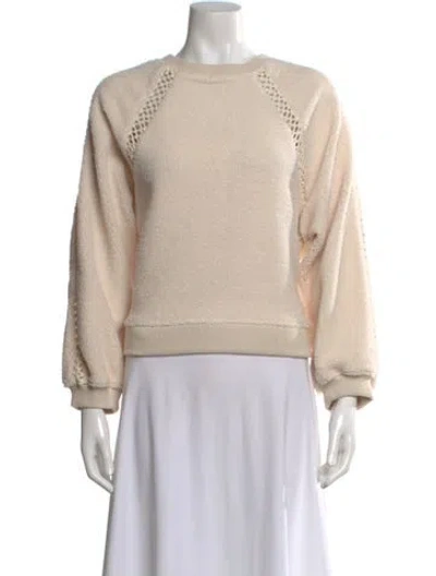 Pre-owned Ba&sh Crew Neck Sweater W/ Tags In Neutral