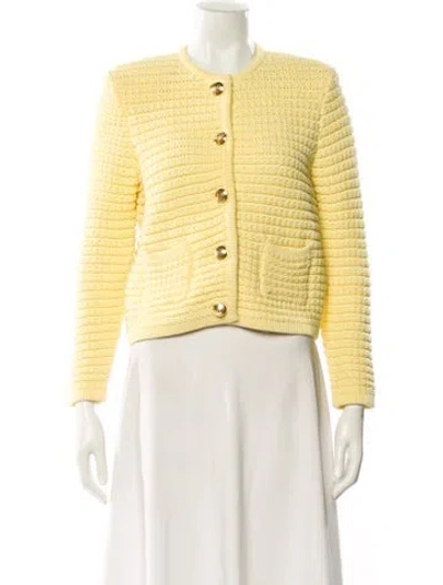 Pre-owned Ba&sh Crew Neck Sweater In Yellow