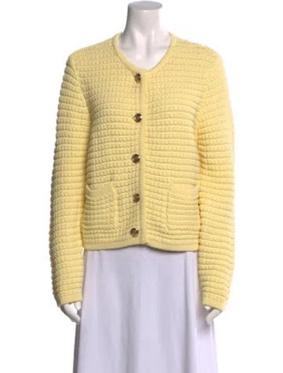 Pre-owned Ba&sh Crew Neck Sweater In Yellow