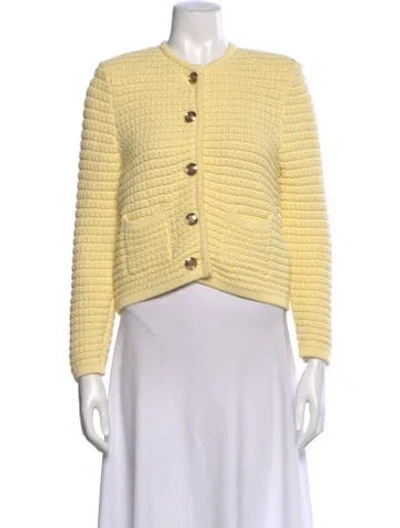 Pre-owned Ba&sh Crew Neck Sweater In Yellow
