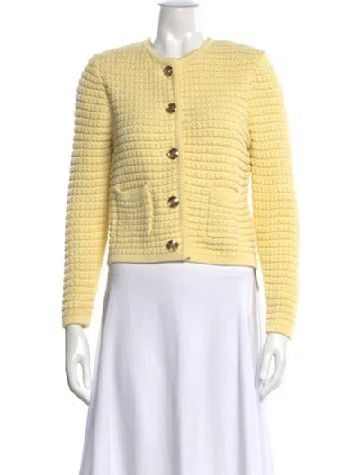 Pre-owned Ba&sh Crew Neck Sweater In Yellow