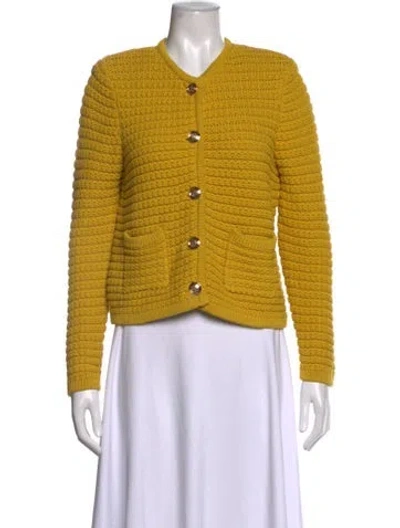 Pre-owned Ba&sh Crew Neck Sweater In Yellow
