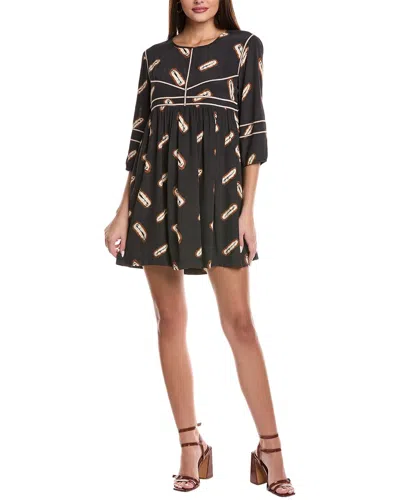 Ba&sh Crispy Mini Dress In Black