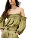 Ba&sh Ba & Sh Dalia Top In Green