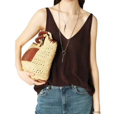 Ba&sh Dalil Tank Top In Brown In Multi