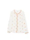 Ba&sh Daphne Geometric-pattern Blouse In White