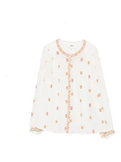 Ba&sh Daphne Geometric-pattern Blouse