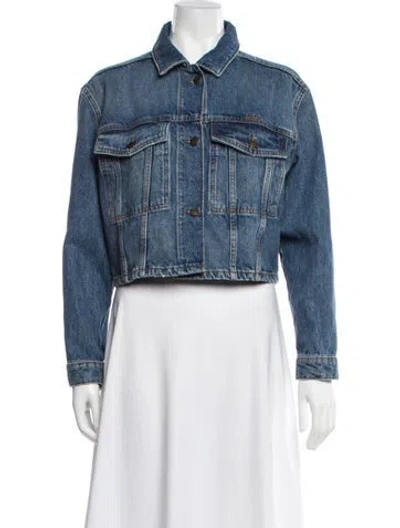 Pre-owned Ba&sh Denim Jacket In Neutral