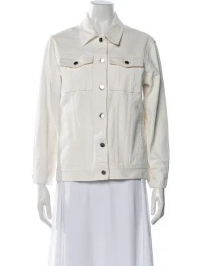 Pre-owned Ba&sh Denim Jacket In Neutral