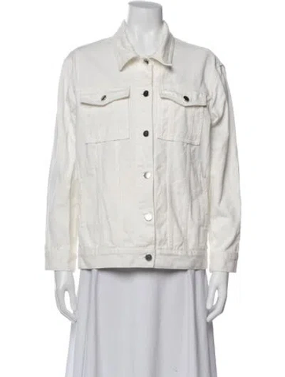 Pre-owned Ba&sh Denim Jacket In Neutral