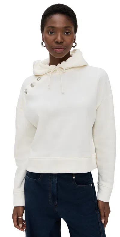 Ba&sh Dido Sweatshirt Ecru In White