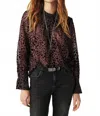 Ba&sh Dionysos Top In Dark Prune In Brown