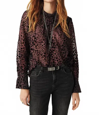 Ba&sh Dionysos Top In Dark Prune In Brown