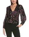 Ba&sh Divine Silk-blend Top In Black