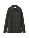 Ba&sh Double-breasted Coat In 그레이