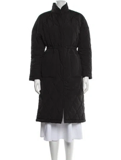 Pre-owned Ba&sh Down Coat In Grey