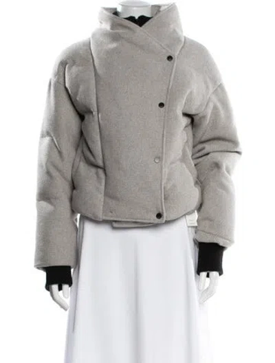 Pre-owned Ba&sh Down Jacket In Neutral