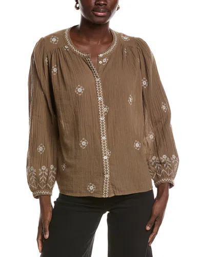 Ba&sh Duha Shirt In Brown