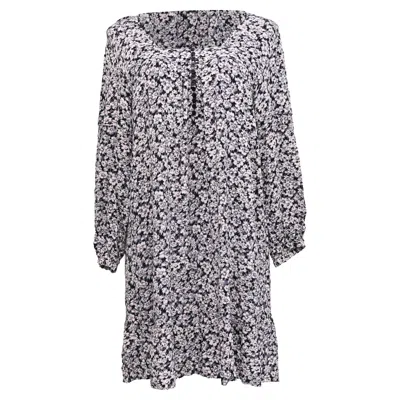 Ba&sh Ba & Sh Elroy Mini Dress In Floral Print Viscose In Blue