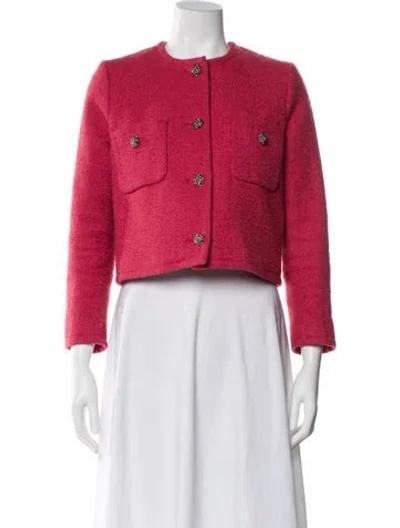 Pre-owned Ba&sh Evening Jacket In Pink