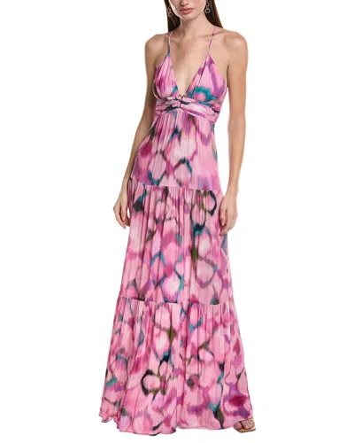 Ba&sh Faoya Maxi Dress In Red