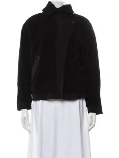 Pre-owned Ba&sh Faux Fur Jacket In Black