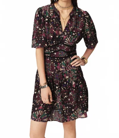 Ba&sh Fidji Dress In Anthracite In Multi