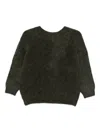Ba&sh Fill Brushed-effect Jumper In Black