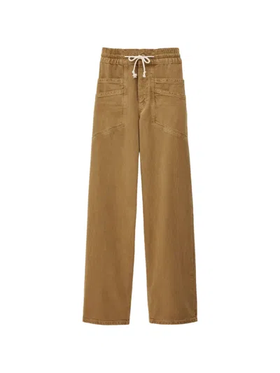 Ba&sh Fina Drawstring Pocket Trousers In Brown
